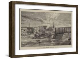 The Railway Bridge Between Strasbourg and Kehl-null-Framed Giclee Print