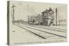 The Railway Collision at Thirsk, Signal-Box of James Holmes-null-Stretched Canvas