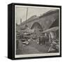 The Railway Disaster at Birmingham, Wreck of the London and North-Western Express Train-null-Framed Stretched Canvas