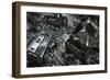 The Railway Disaster at Gretna Green in 1915-Clive Uptton-Framed Giclee Print
