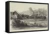 The Railway Disaster at Monchenstein, Near Bale-null-Framed Stretched Canvas