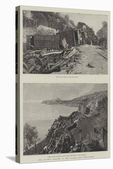 The Railway Disaster in the Riviera-null-Stretched Canvas