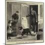 The Railway Dog Help, and His Master-null-Mounted Giclee Print