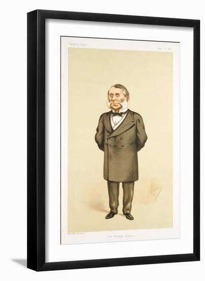 The Railway Interest, 1875-Carlo Pellegrini-Framed Premium Giclee Print