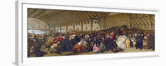 The Railway Station, 1862-William Powell Frith-Framed Giclee Print