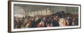 The Railway Station, 1862-William Powell Frith-Framed Giclee Print