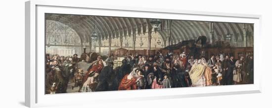 The Railway Station, 1862-William Powell Frith-Framed Giclee Print