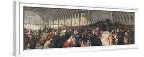 The Railway Station, 1862-William Powell Frith-Framed Giclee Print