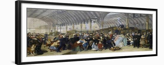 The Railway Station, 1866-William Powell Frith-Framed Giclee Print