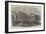 The Railway Station at Cawnpore-null-Framed Giclee Print