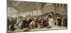 The Railway Station-William Powell Frith-Mounted Premium Giclee Print