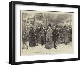 The Railway Station-Charles Green-Framed Giclee Print