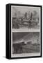 The Railway Strike and Labour Riots at Chicago-null-Framed Stretched Canvas