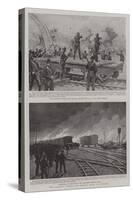 The Railway Strike and Labour Riots at Chicago-null-Stretched Canvas