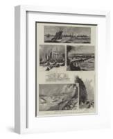 The Railway Strike in the United States, Views on the Pennsylvania Railway-null-Framed Giclee Print