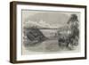 The Railway Suspension Bridge over the Niagara River-null-Framed Giclee Print