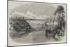 The Railway Suspension Bridge over the Niagara River-null-Mounted Giclee Print