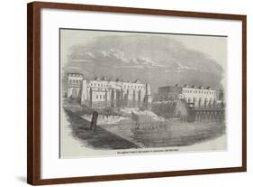 The Railway Works in the Harbour of Alexandria-null-Framed Giclee Print