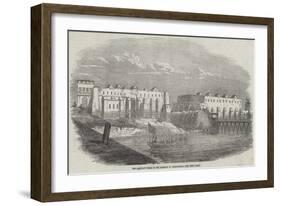 The Railway Works in the Harbour of Alexandria-null-Framed Giclee Print