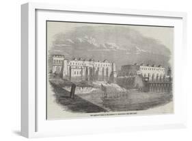 The Railway Works in the Harbour of Alexandria-null-Framed Giclee Print