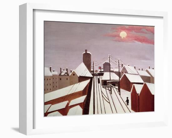 The Railway-Henri Rousseau-Framed Giclee Print