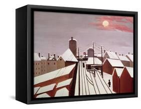 The Railway-Henri Rousseau-Framed Stretched Canvas