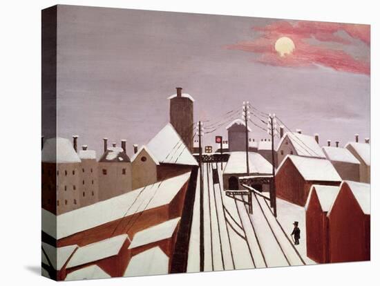 The Railway-Henri Rousseau-Stretched Canvas