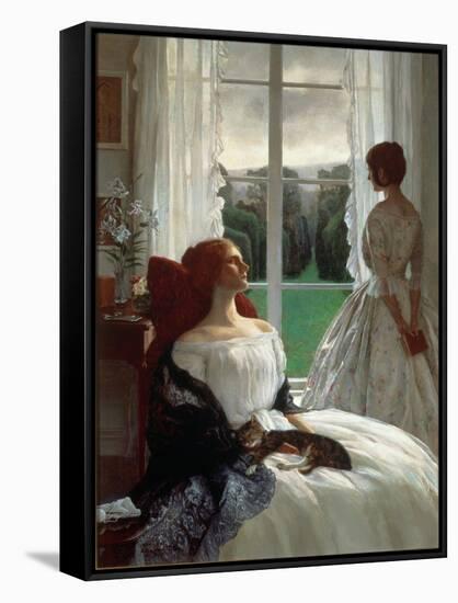 The Rain it Cometh Every Day, 1906-Leonard Campbell Taylor-Framed Stretched Canvas