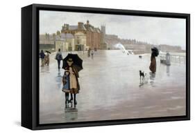 The Rain it Raineth Every Day, 1889-Norman Garstin-Framed Stretched Canvas