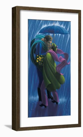 The Rain Shower-Claude Theberge-Framed Art Print