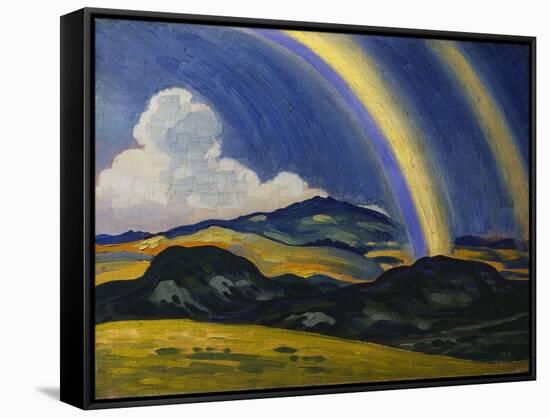 The Rainbow, Wales-Derwent Lees-Framed Stretched Canvas