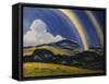 The Rainbow, Wales-Derwent Lees-Framed Stretched Canvas