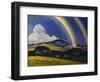 The Rainbow, Wales-Derwent Lees-Framed Giclee Print
