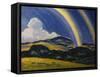 The Rainbow, Wales-Derwent Lees-Framed Stretched Canvas