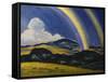 The Rainbow, Wales-Derwent Lees-Framed Stretched Canvas