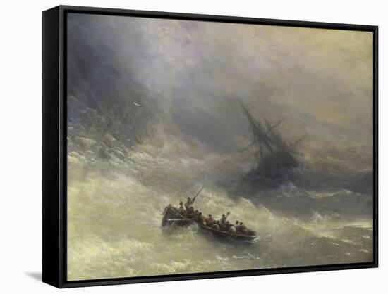 The Rainbow-Ivan Konstantinovich Aivazovsky-Framed Stretched Canvas