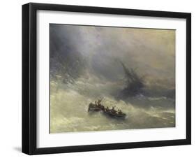 The Rainbow-Ivan Konstantinovich Aivazovsky-Framed Giclee Print