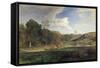 The Raincloud-Antonio Fontanesi-Framed Stretched Canvas