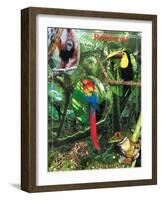 The Rainforest-Encyclopaedia Britannica-Framed Art Print