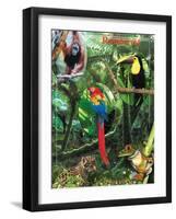 The Rainforest-Encyclopaedia Britannica-Framed Art Print