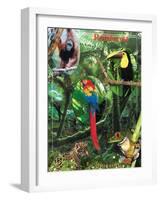 The Rainforest-Encyclopaedia Britannica-Framed Art Print