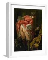 The Raised Skirt, 1742-Francois Boucher-Framed Giclee Print