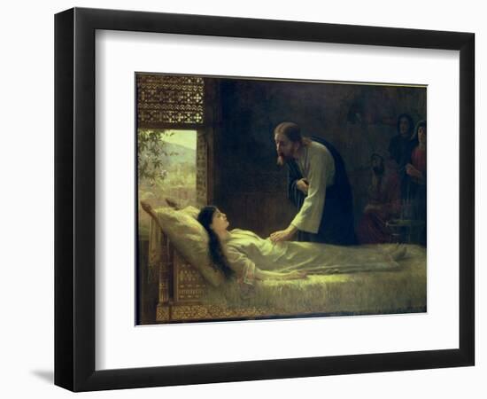 The Raising of Jairus's Daughter, 1889-Edwin Longsden Long-Framed Giclee Print