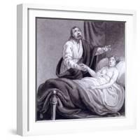 The Raising of Jairus's Daughter, C1810-C1844-Henry Corbould-Framed Giclee Print