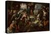 The Raising of Lazarus, 1585-1590-Domenico Robusti Tintoretto-Stretched Canvas