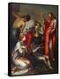 The Raising of Lazarus, 1600-05 (Oil on Canvas)-Abraham Bloemaert-Framed Stretched Canvas