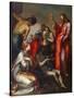 The Raising of Lazarus, 1600-05 (Oil on Canvas)-Abraham Bloemaert-Stretched Canvas