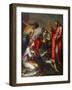 The Raising of Lazarus, 1600-05 (Oil on Canvas)-Abraham Bloemaert-Framed Giclee Print