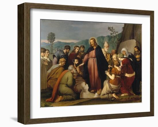 The Raising of Lazarus, 1808-Johann Friedrich Overbeck-Framed Giclee Print