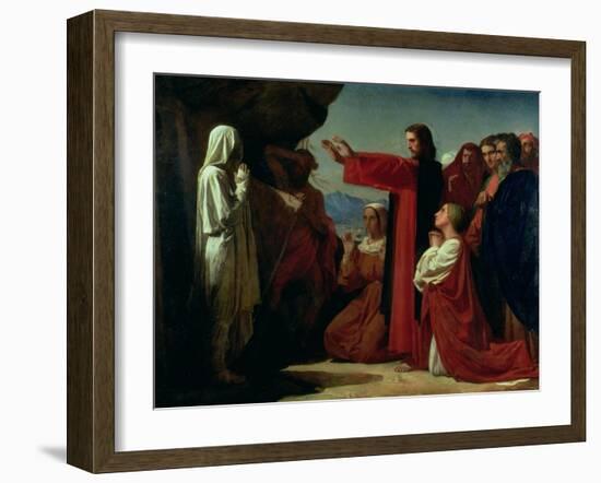 The Raising of Lazarus, 1857-Leon Joseph Florentin Bonnat-Framed Giclee Print